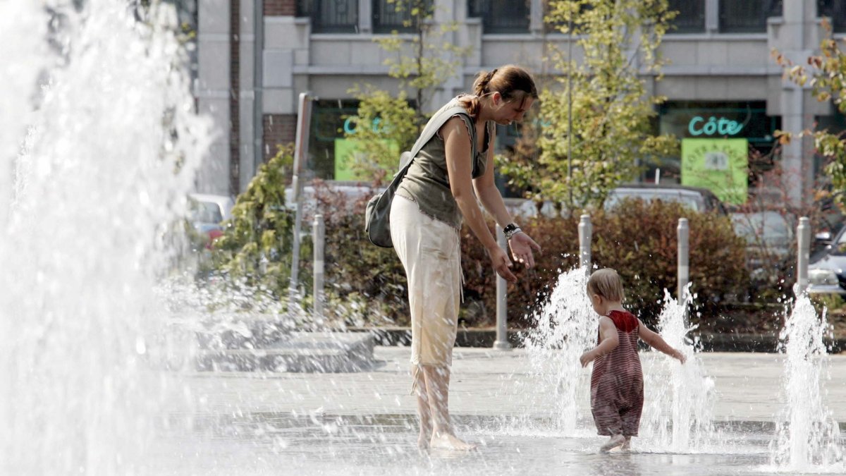 Foto referencial de calor en Bélgica.
