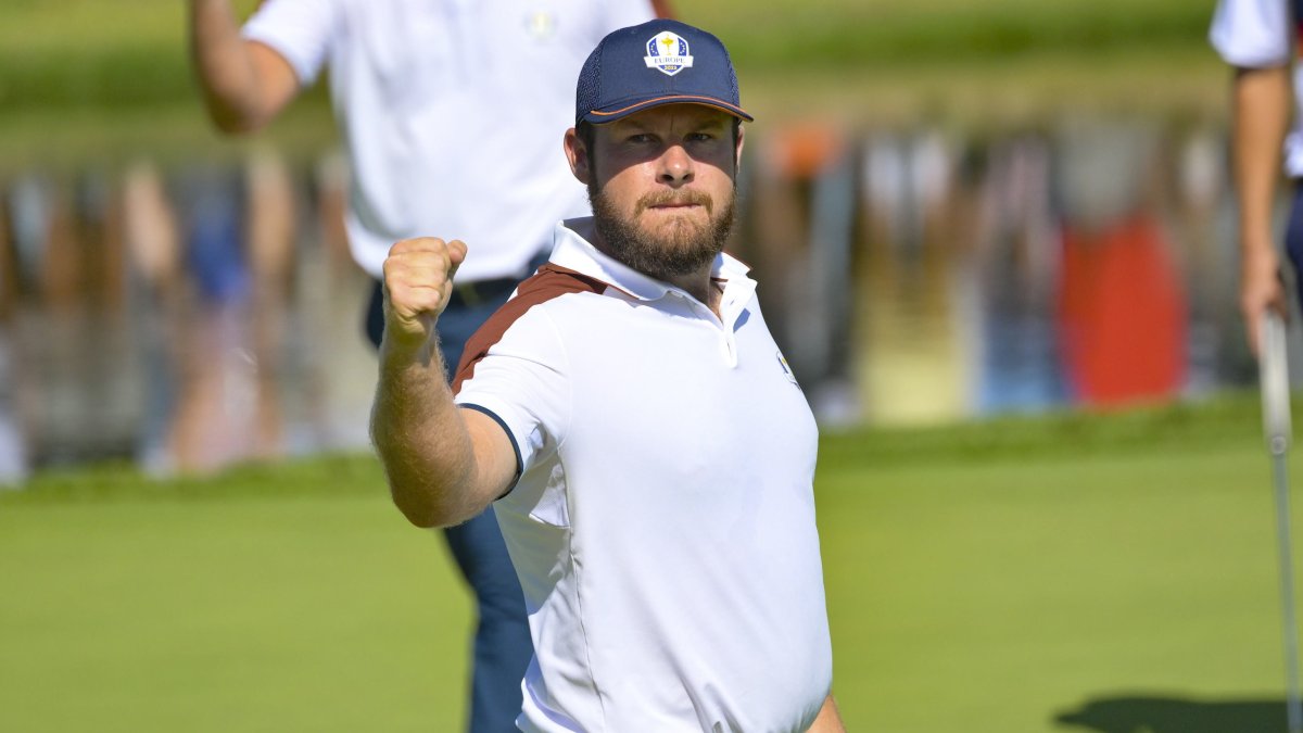 Tyrrell Hatton fue uno de los puntos claves de Europa para el título.