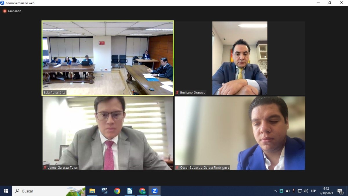 Diligencia. En la Corte no se pudo instalar por segunda ocasión la audiencia preparatoria por cohecho.