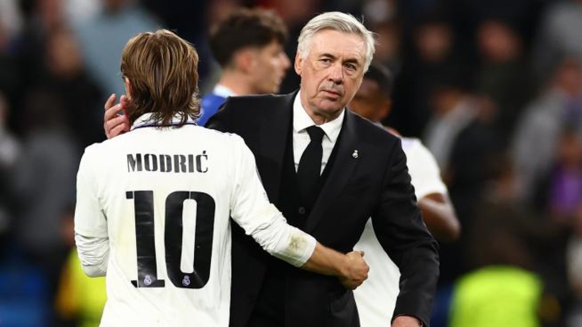 En España trascendió un supuesto malestar entre Modric y Ancelotti.