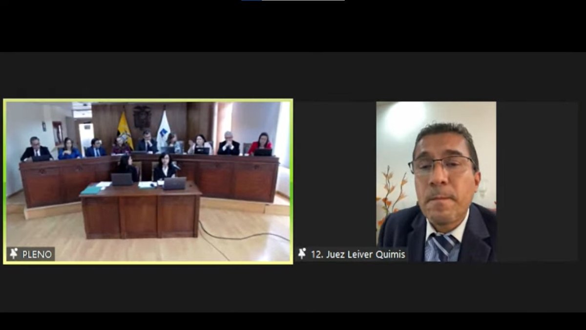 El juez Quimis también fue llamado a la audiencia de seguimiento de la Constitucional, el 25 de septiemrbe.