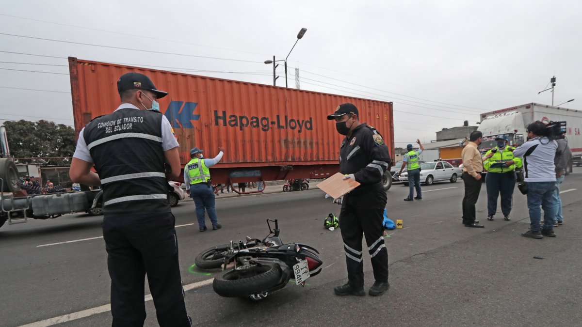 Referencial. Una de las vías con mayores percances es la Perimetral, en Guayaquil.