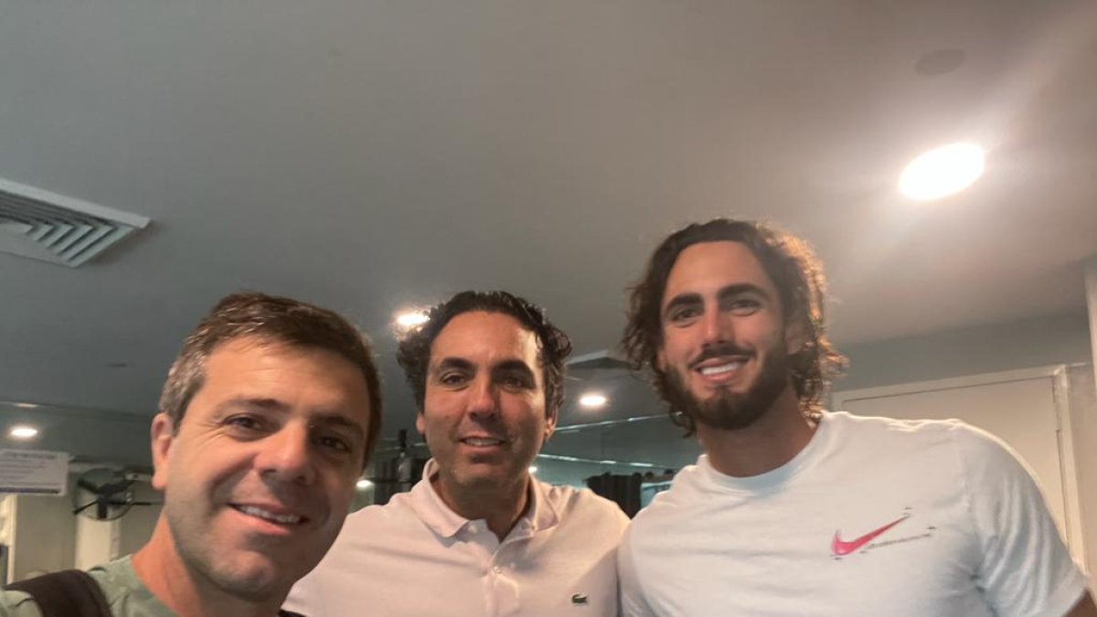 Juan Pablo Pagano (i) tiene una buena relación con la familia Campana.