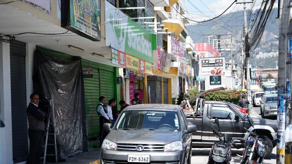 Sitio. En este establecimiento comercial se perpetró el robo registrado durante la madrugada del lunes