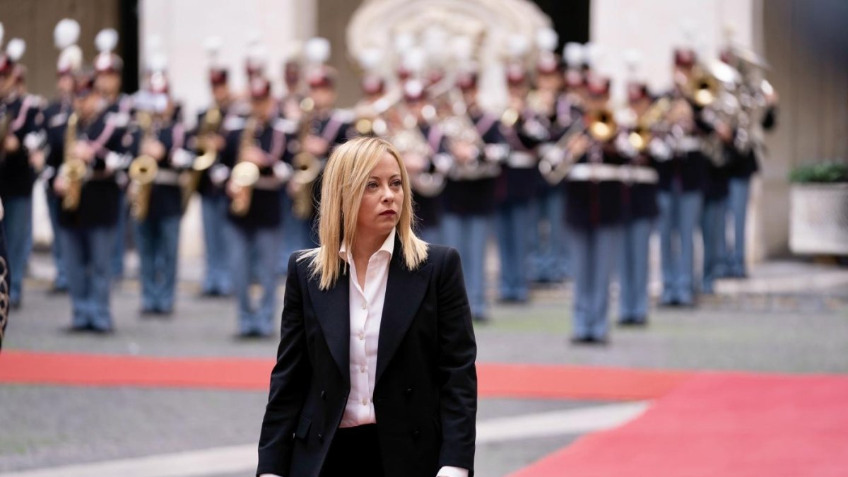 La primera ministra italiana, Giorgia Meloni