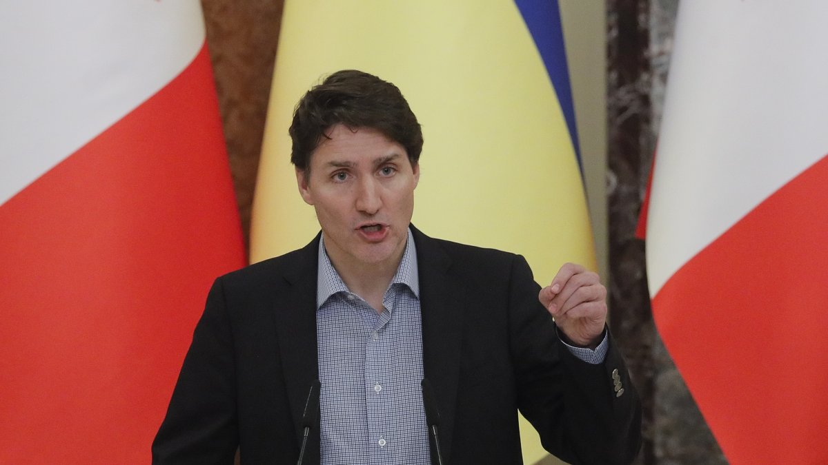 Fotografía de archivo en la que se registró al primer ministro de Canadá, Justin Trudeau.