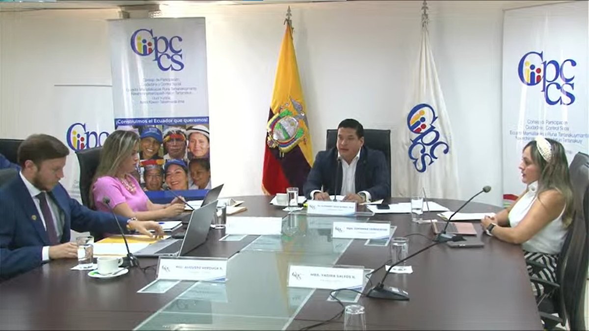 El pleno del Consejo de Participación está la expectativa de la Corte Constitucional.