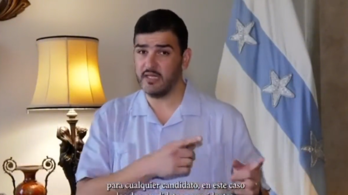 Funcionario. Álvarez invitó a los candidatos a través de un video.