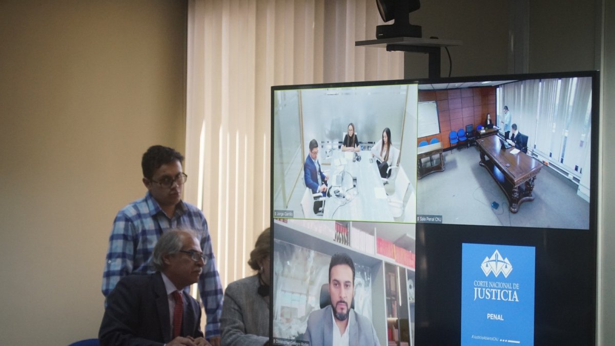 Diligencia. En la Corte Nacional se desarrolló la audiencia de recusación en contra de Walter Macías.