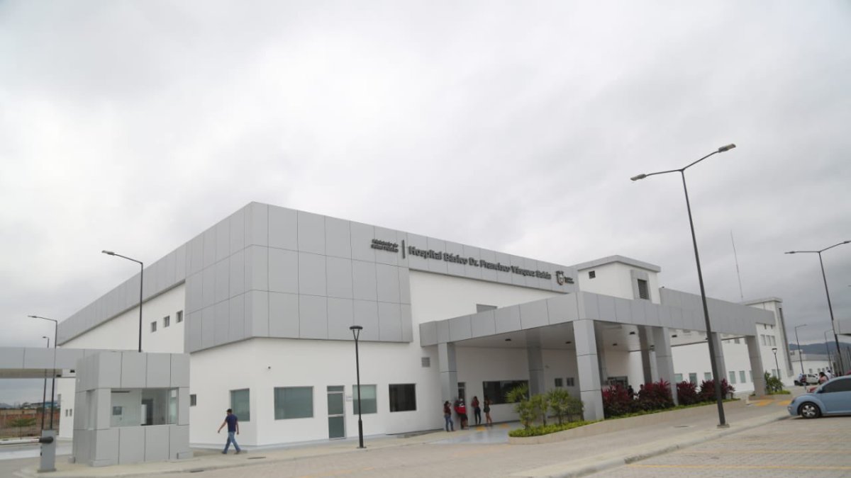 El nuevo Hospital 'Francisco Vásquez Balda, del cantón Pedernales, provincia de Manabí.