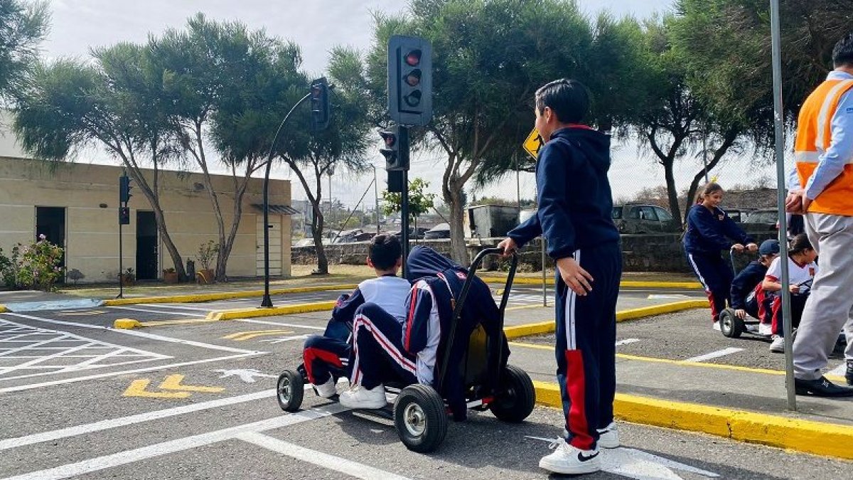 Aprendiendo. Los más pequeños llegan en grupos de escuelas y colegios para sumarse a este programa de aprendizaje