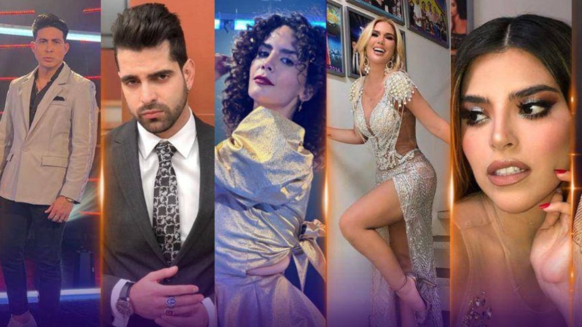 Algunos de los participantes de Desafío a la fama.