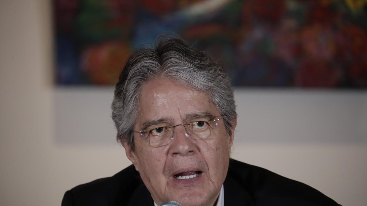 Fotografía de archivo en la que se registró al presidente de Ecuador, Guillermo Lasso.