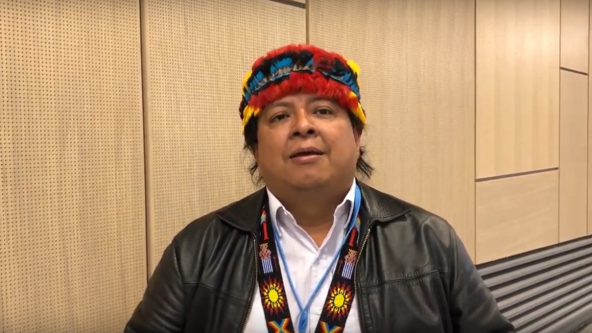 Juan Carlos Jintiach, uno de los nominados al Premio Nobel de la Paz