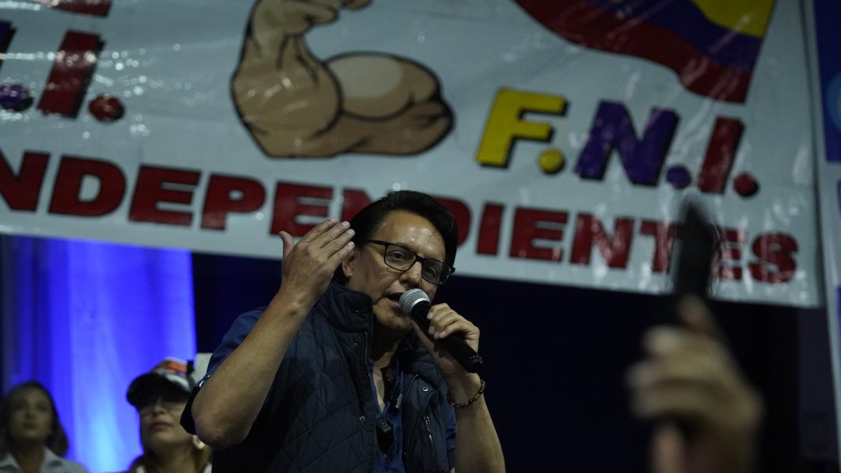 El candidato presidencial ecuatoriano asesinado Fernando Villavicencio, en una fotografía de archivo.