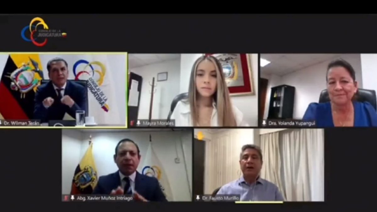 Una nueva discusión en una sesión del Pleno de la Judicatura el jueves 5 de octubre entre Wilman Terán y el vocal Fausto Murillo