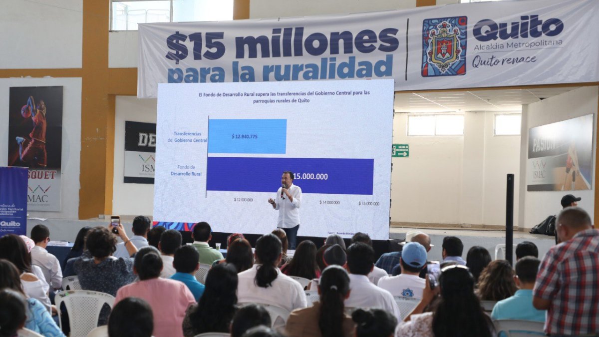 En Tumbaco se entregaron los acuerdos a las 33 parroquias rurales