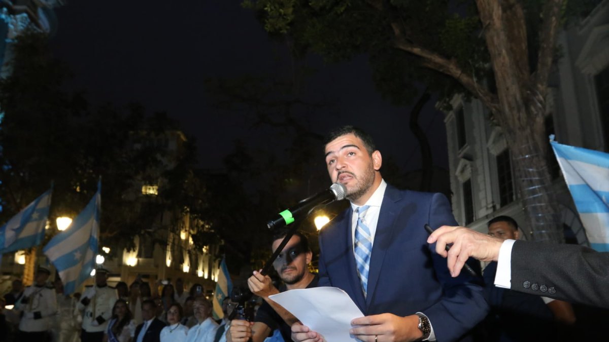 El alcalde de Guayaquil, Aquiles Álvarez, estuvo presente en el evento.