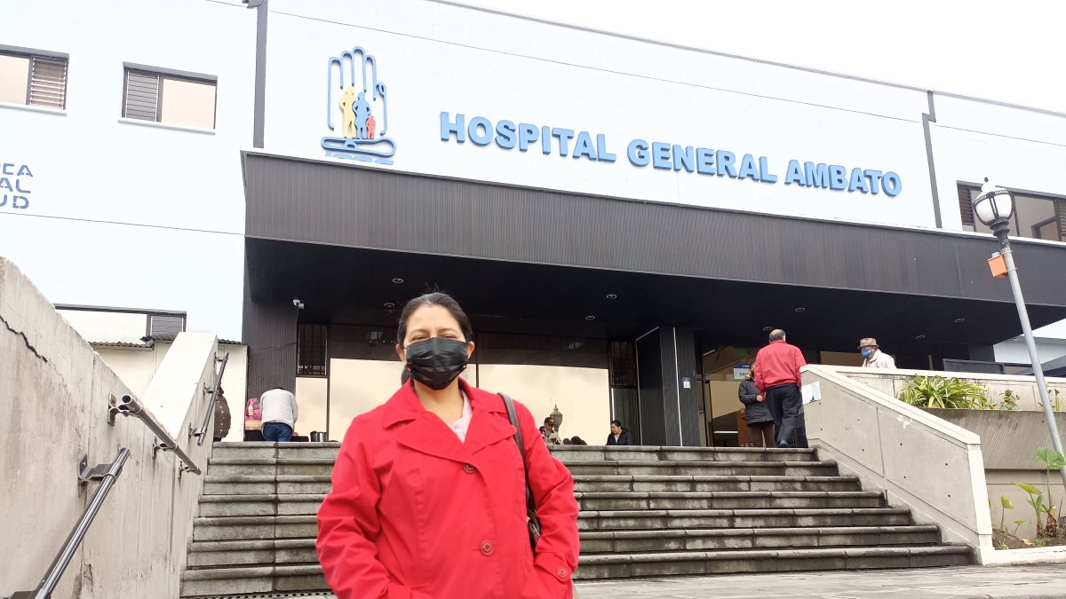 Ambato. Martha Ashqui fue durante 15 días al hospital por un turno.