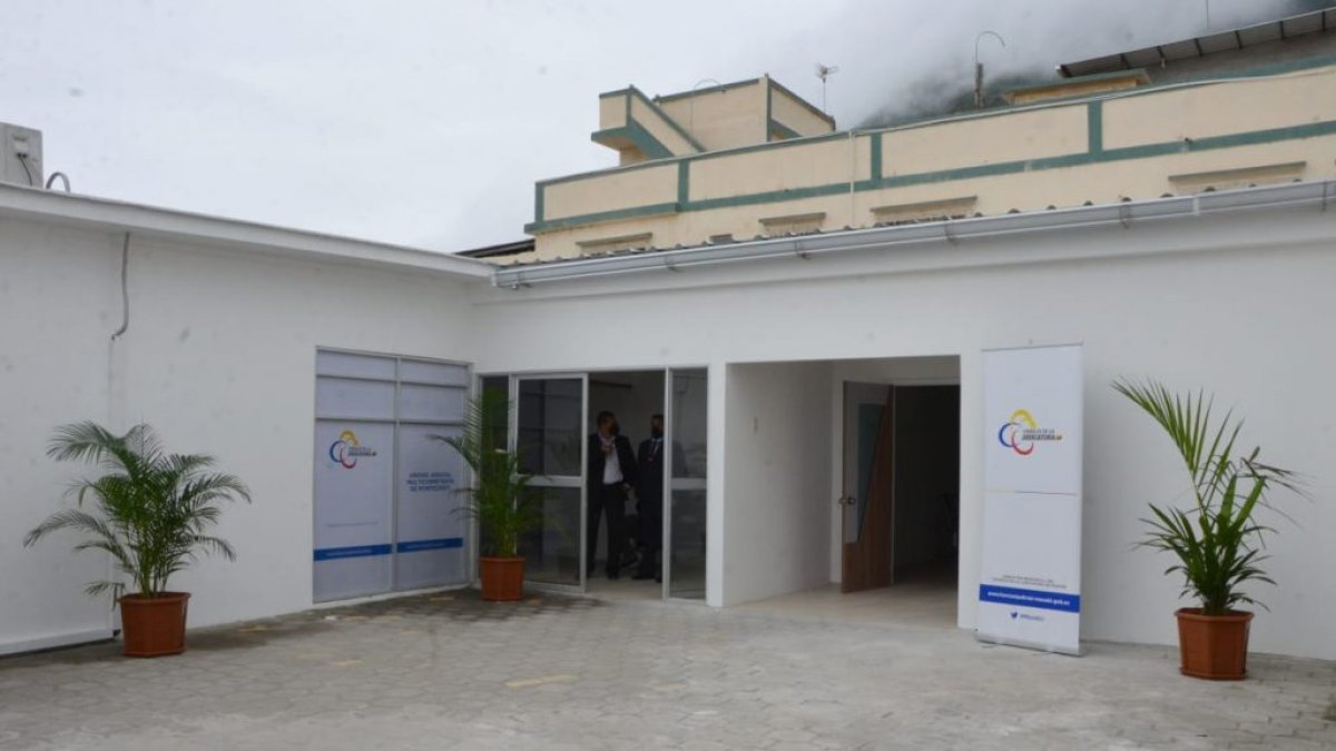 La Unidad Judicial de Montecristi, Manabí.