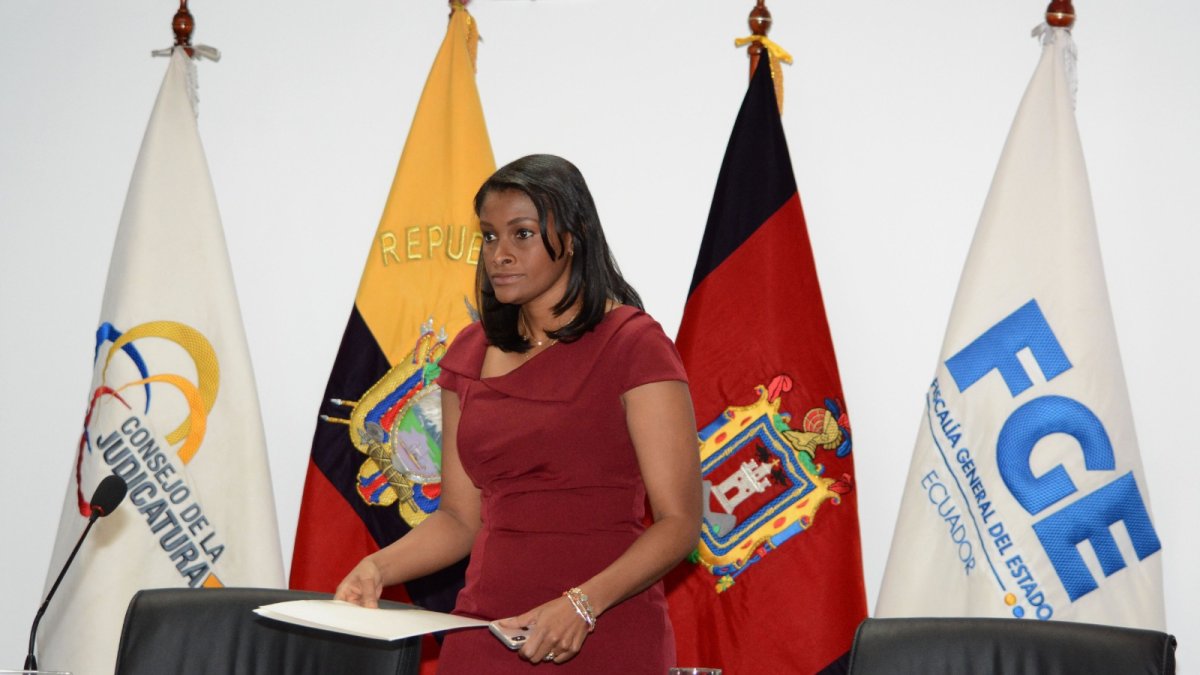 Diligencia. La fiscal Diana Salazar hizo el anuncio a través de un video.