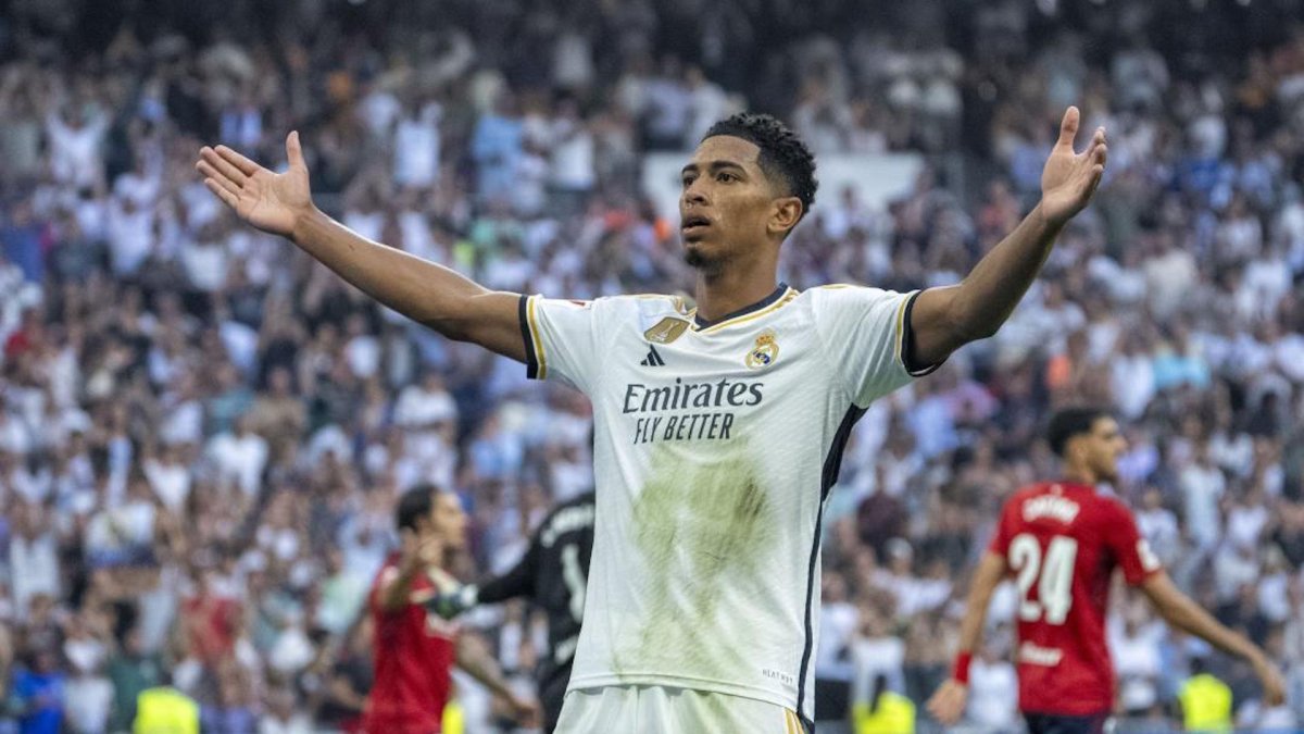 Jude Bellingham, volante central de Real Madrid.
