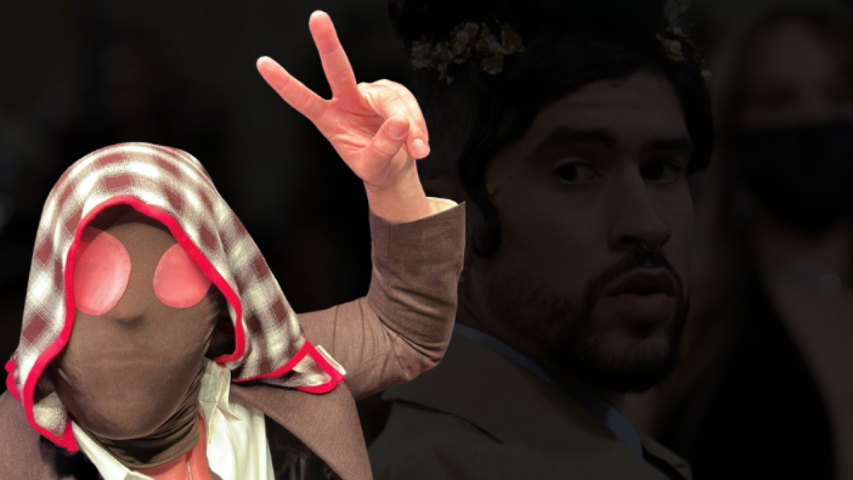 Bad Bunny en su última foto compartida en su canal de Whatsapp.