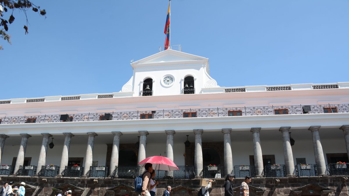 Imagen referencial del Palacio de Carondelet para graficar este artículo referencial sobre el Gobierno de Lasso.