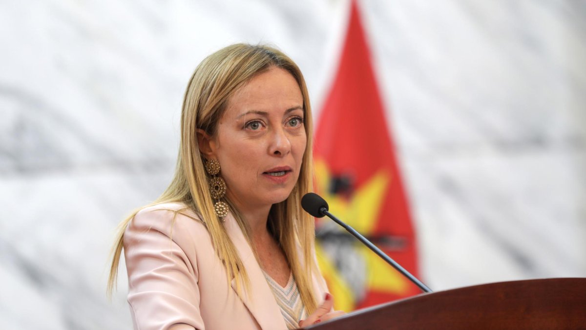 La primera ministra de Italia, la ultraderechista Giorgia Meloni.