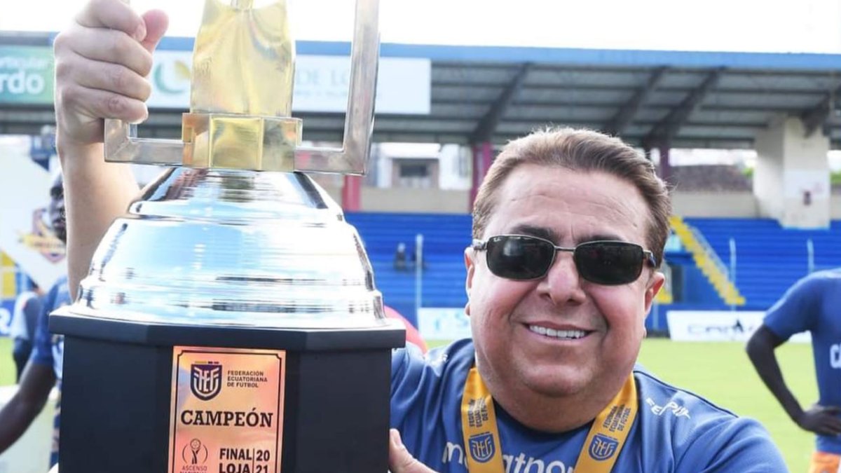 Marlon Granda, presidente de Libertad, espera permanecer en la primera categoría de la LigaPro.