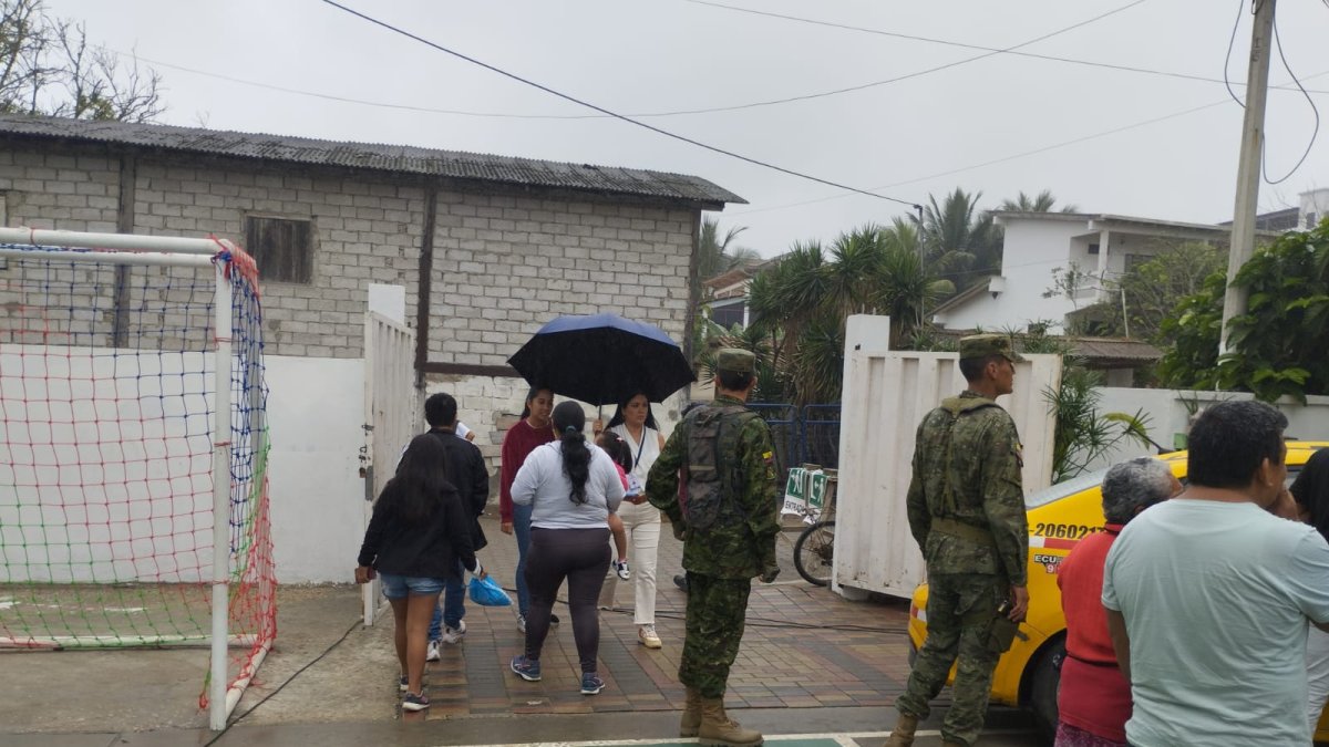 Al momento el lugar presenta una leve llovizna.