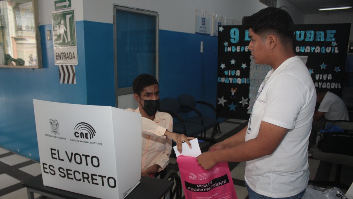 Las personas con discapacidad no tuvieron problemas al sufragar