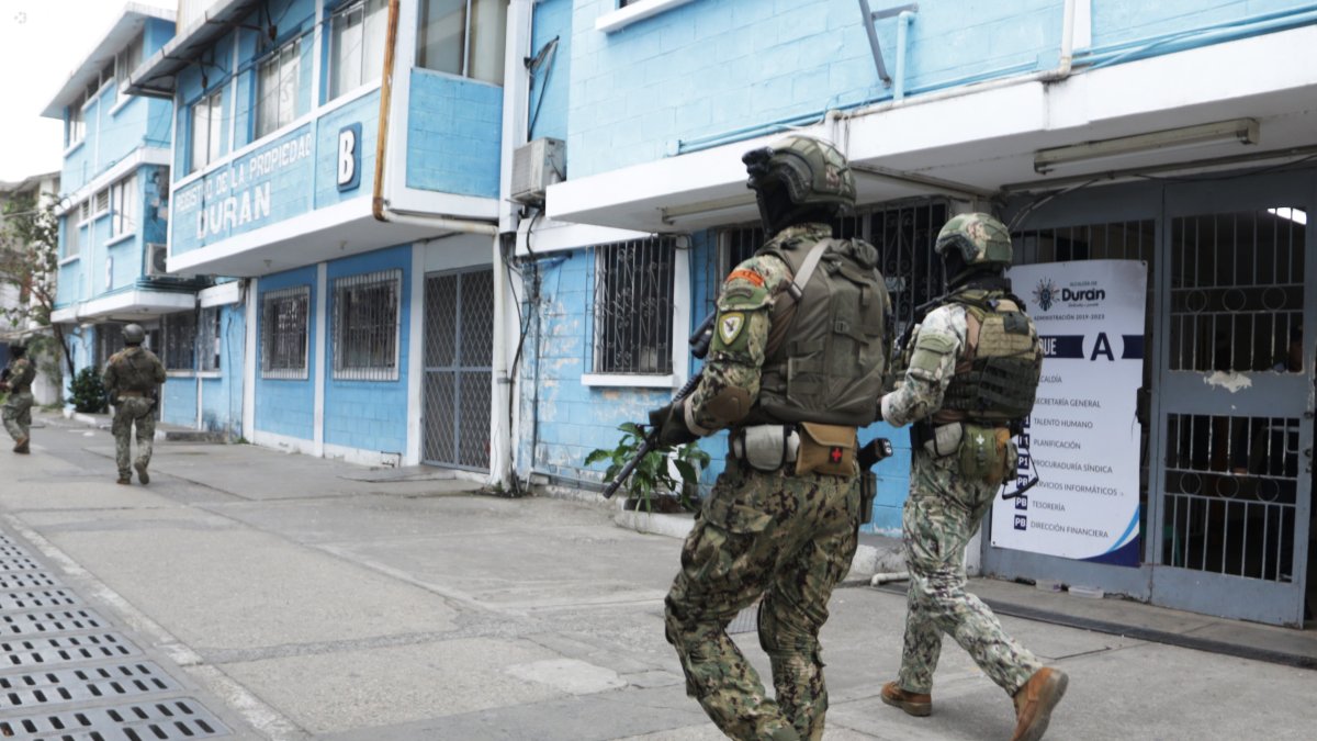 Control. Los hechos violentos en Durán han movilizado hasta a los militares.