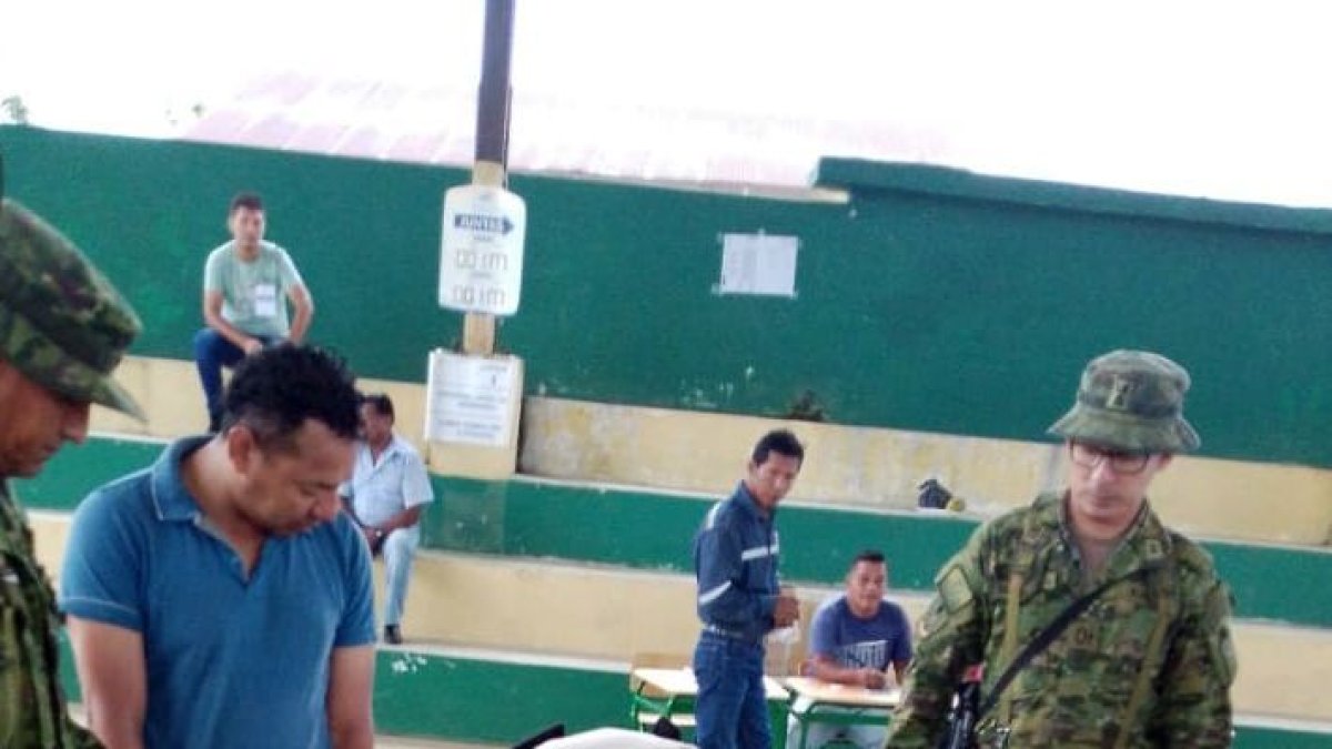 Los ciudadanos conformaban una Junta Receptora del Voto (JRV) en Sucumbíos
