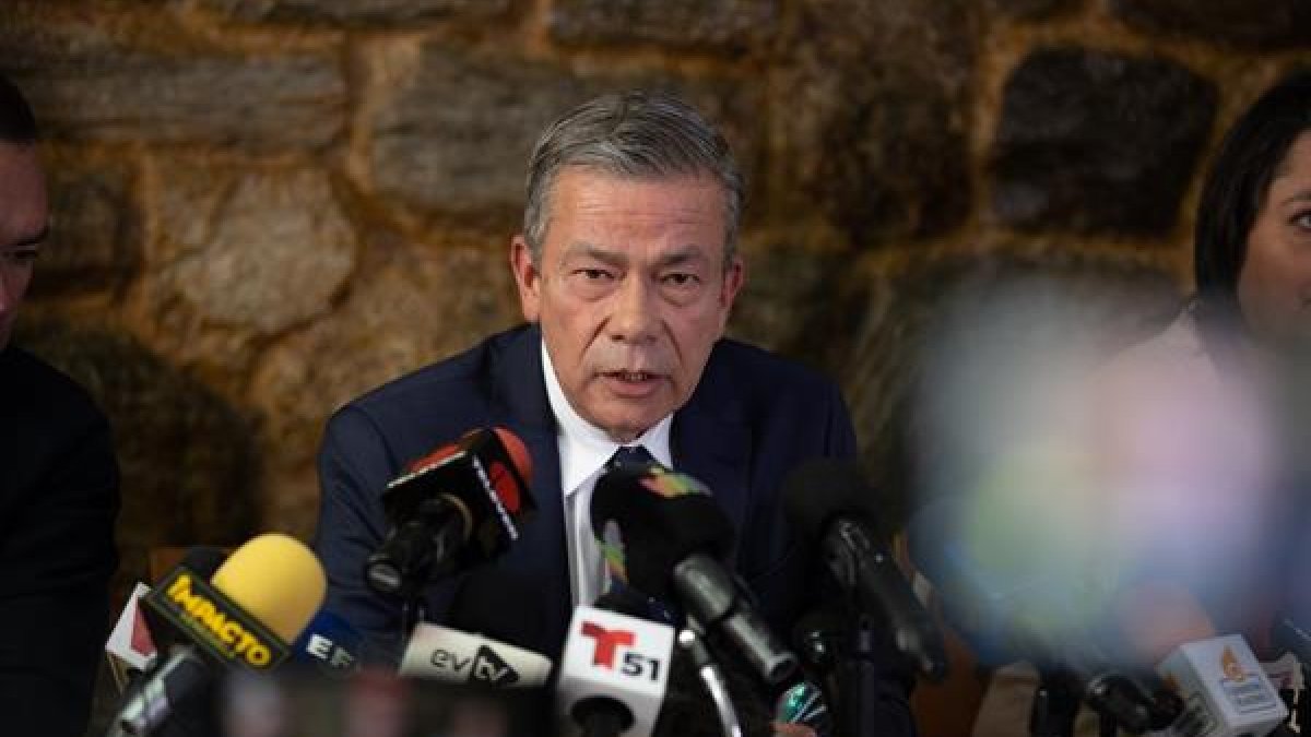 Postura. Gerardo Blyde, jefe de la delegación opositora para el diálogo con el Gobierno de Nicolás Maduro