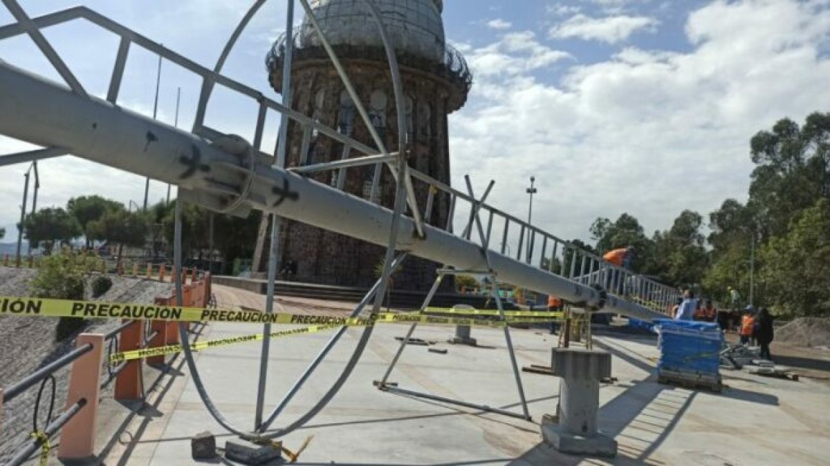 Iniciaron los trabajos para armar el pesebre gigante en El Panecillo