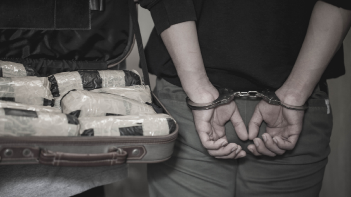 Referencial de detenido por cocaína.