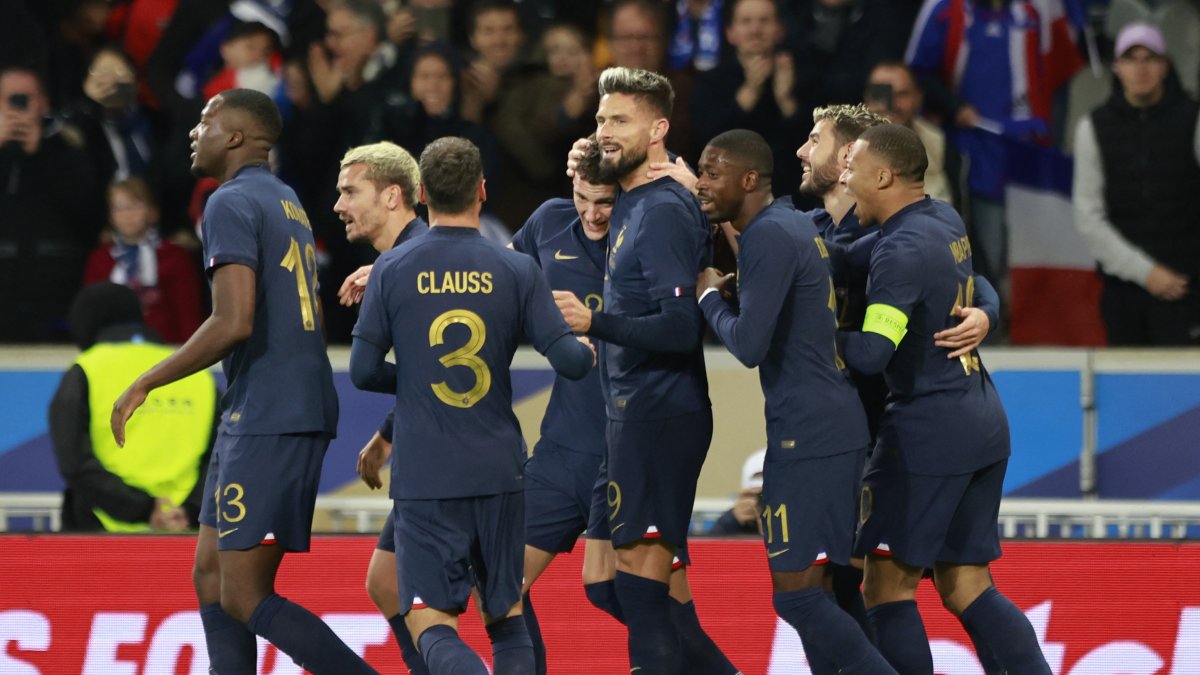 A pesar de ser amistoso, Francia dejó en claro su superioridad total.