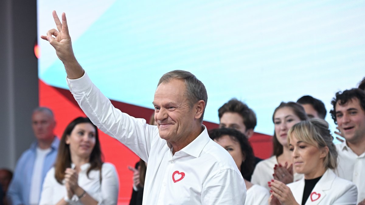 El líder de la oposición polaca Donald Tusk.