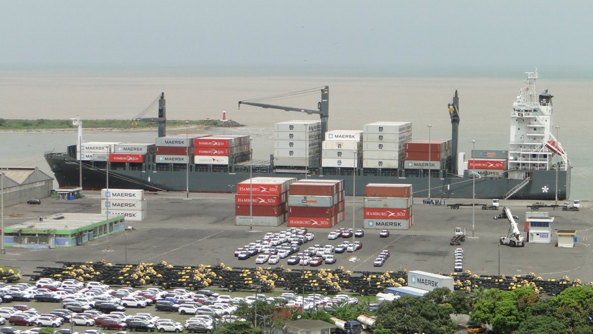 Las instalaciones que administra la Autoridad Portuaria de Esmeraldas.