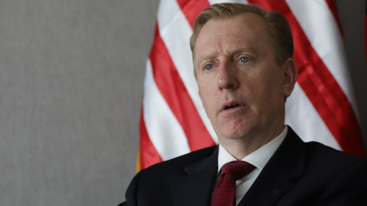 Michael J. Fitzpatrick, embajador de Estados Unidos en Ecuador.