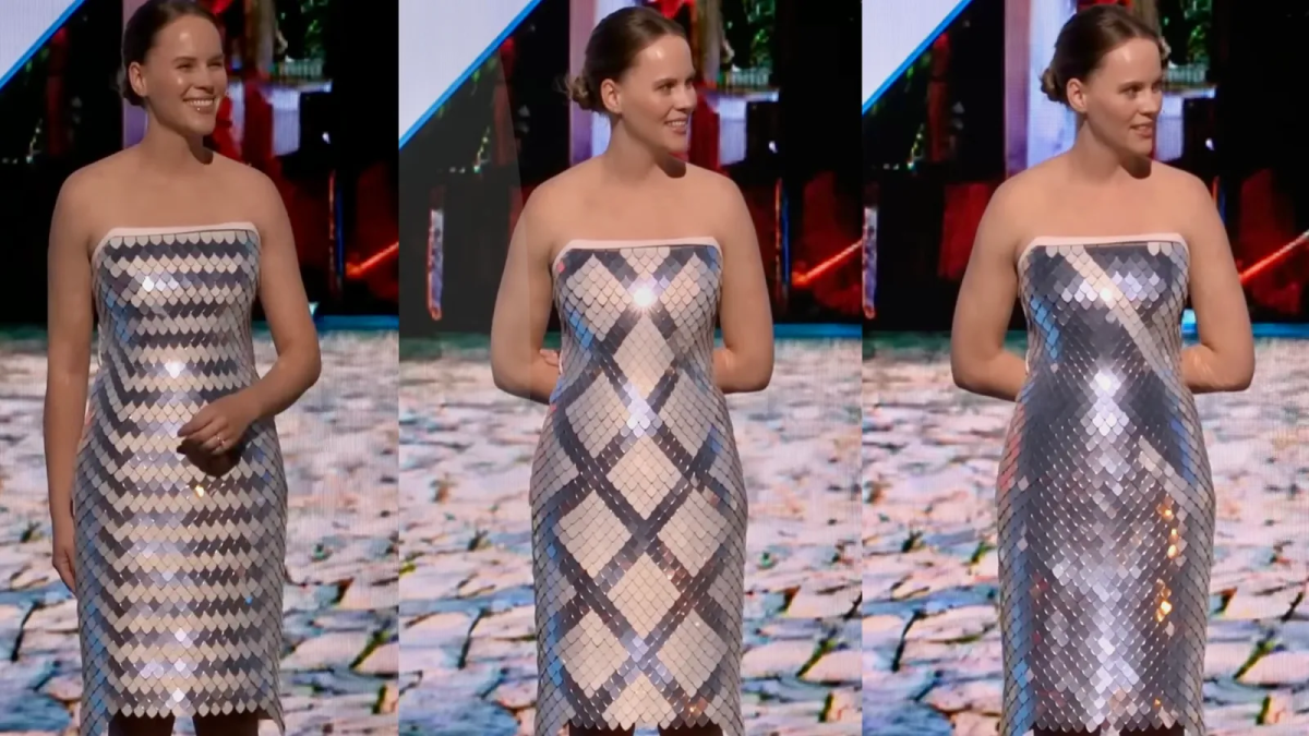 El vestido permite cambios instantáneos en su diseño con solo pulsar un botón