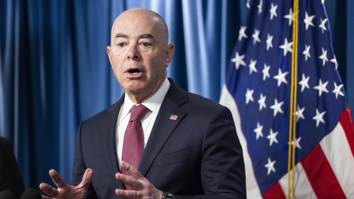 Fotografía de archivo del secretario de Seguridad Nacional, Alejandro Mayorkas.
