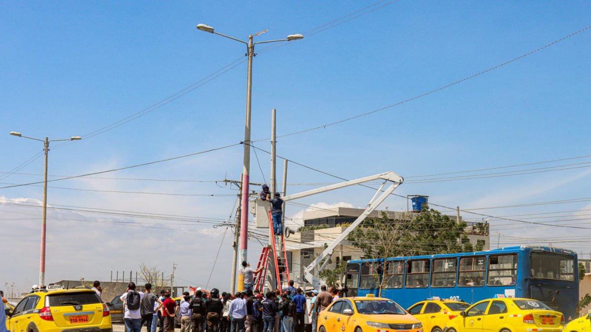 Los transportistas impidieron la instalación