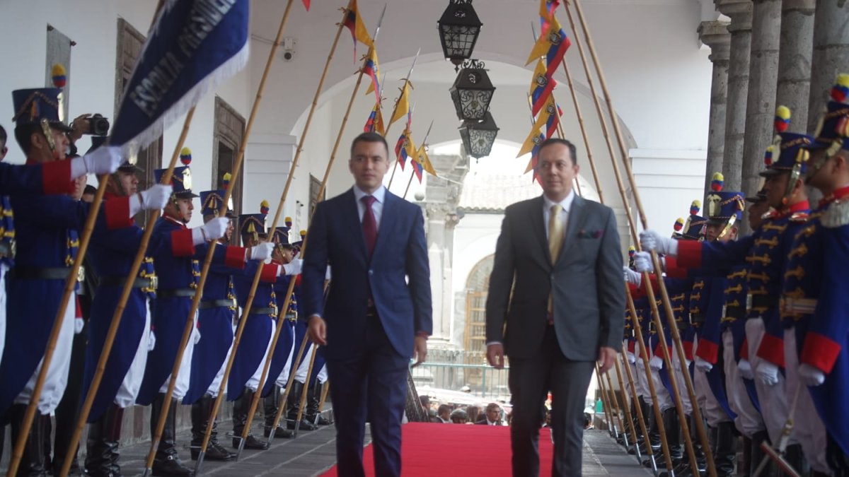 El presidente electo, Daniel Noboa, ya trabaja en el proceso de transición con el gobierno saliente de Guillermo Lasso.