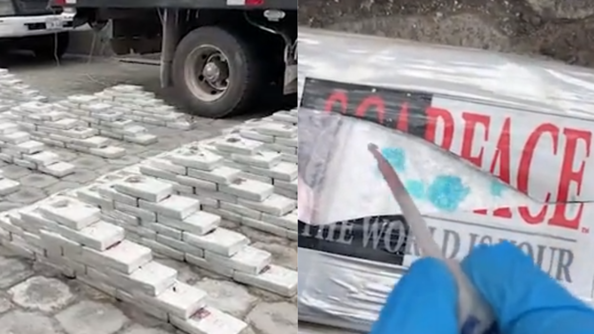 Desde inicios de este año se han incautado más de 160 toneladas de drogas en Ecuador, la mayoría cocaína, por lo que va camino de superar las 200 toneladas decomisadas por tercer año consecutivo