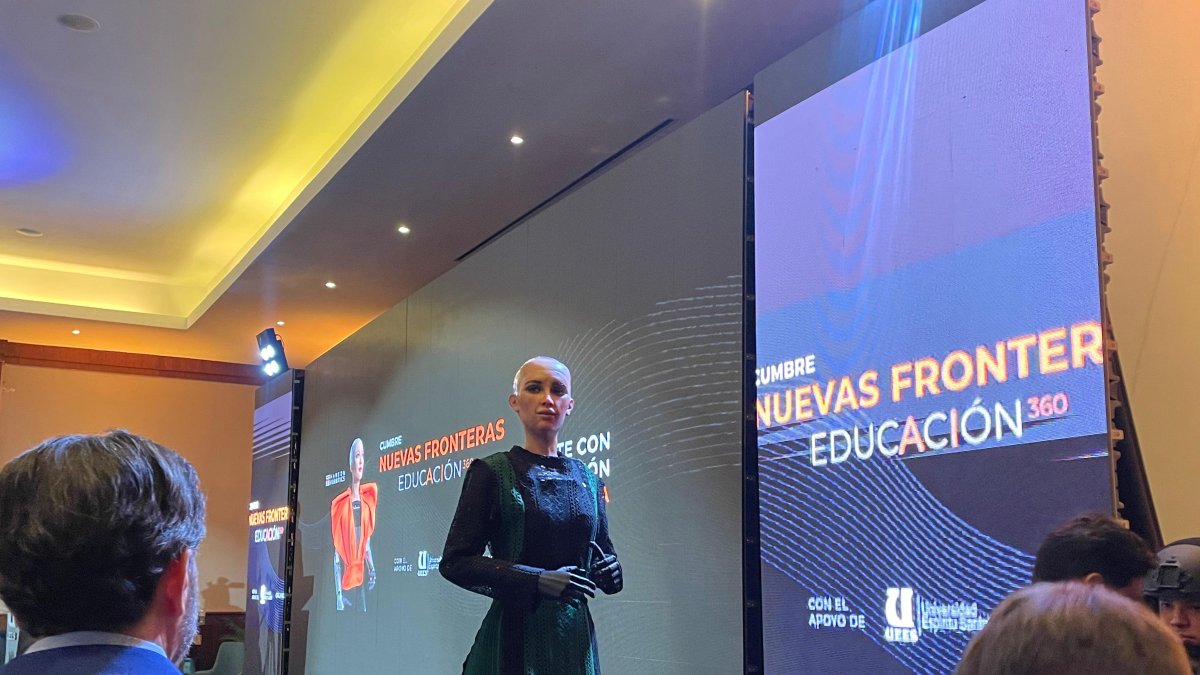 La robot, de Hanson Robotics, se ha convertido en un icono tecnológico.