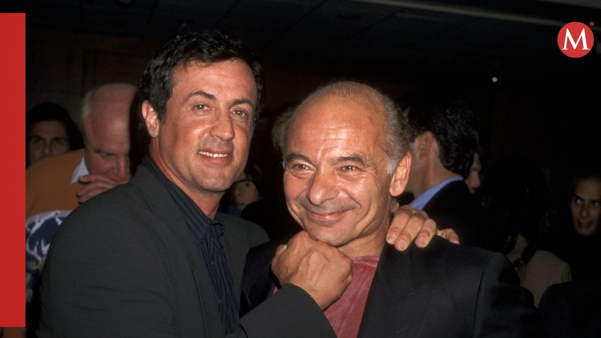 Sylvester Stallone junto a Burt Young, cuyo verdadero nombre fue Gerald Tommaso DeLouise.