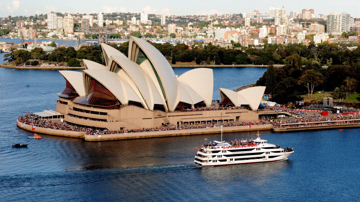 La Casa de la Opera de Sydney se muestra majestuosa. Es considerada uno de los íconos más importante de Australia.