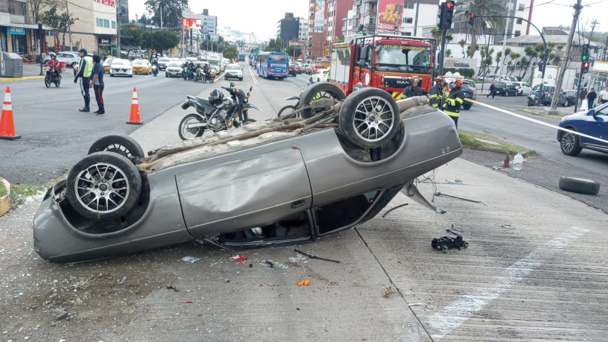 El siniestro de tránsito se registró en la Avenida América
